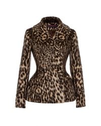 Martin Grant | Multicolor Leopard Fitted Peacoat | Lyst