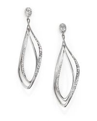 Alexis Bittar | Metallic Miss Havisham Liquid Crystal Orbiting Link Earrings/silvertone | Lyst