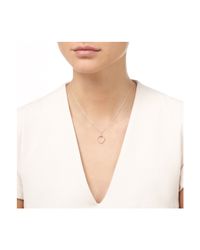 Monica Vinader | Metallic Naida Circle Open Pendant | Lyst