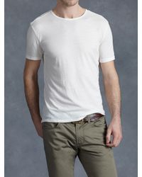 John Varvatos | White Cotton Crewneck for Men | Lyst