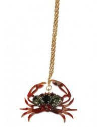 Matthew Williamson | Metallic Cancer Pendant Necklace | Lyst