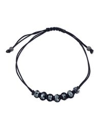 Anne Sisteron | Black Hematite Just Right Bracelet | Lyst