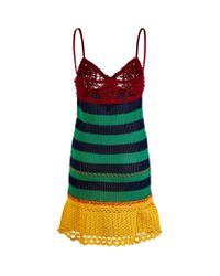 Tommy hilfiger Striped Crochet Dress in Multicolor | Lyst