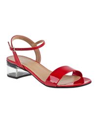 Sesto Meucci | Akela Ankle Strap Sandal Red Patent | Lyst