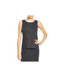 Eileen Fisher | Gray Merino Wool Tank | Lyst