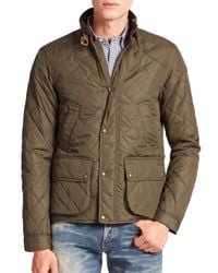Polo Ralph Lauren | Green Cadwell Quilted Bomber Jacket for Men | Lyst