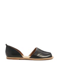 aldo open toe flats