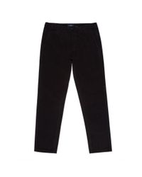 Paul Smith | Men's Black Cotton And Wool-blend Brushed-twill Trousers for Men | Lyst