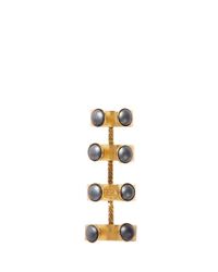 Ela Stone | Metallic 'ana' Hematite Two Finger Ring | Lyst