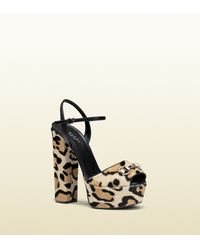 gucci leopard print mules