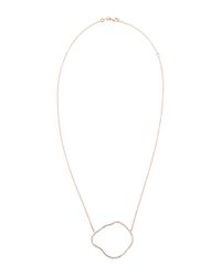 Kimberly Mcdonald | Pink Diamond Geode Outline Pendant | Lyst