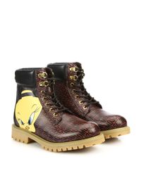 Moschino | Brown Ankle Boots | Lyst