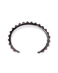 Eddie Borgo | Black Large Pyramid Cuff for Men | Lyst