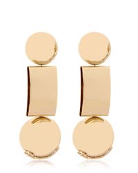 DSquared² | Metallic Gold Plated Brass Earrings | Lyst