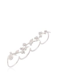 Elise Dray | Metallic Paquerette 4 Finger Ring | Lyst