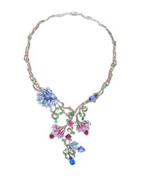 Wendy Yue | Multicolor Floral Collar Necklace | Lyst