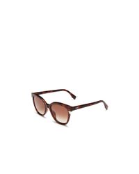 Fendi | Brown Cat Eye Sunglasses | Lyst