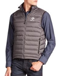 Polo Ralph Lauren | Gray Rlx Global Explorer Down Vest for Men | Lyst