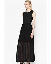 French Connection | Black Carnival Ruffle Maxi Dress | Lyst