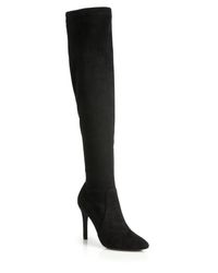 Joie | Black Jemina Over-the-knee Suede Boots | Lyst
