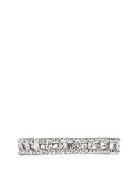 Philippe Audibert | Metallic Engraved Swarovski Crystal Elasticated Bracelet | Lyst