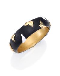 Alexis Bittar | Metallic Lucite Fragment Hinge Bangle Bracelet | Lyst