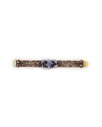 Erickson Beamon | Purple 'lady Of The Lake' Swarovski Crystal Bracelet | Lyst