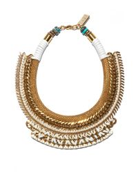 Lizzie Fortunato | Metallic Exclusive Turquoise Wheat Field Necklace | Lyst