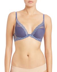 Natori Foundations | Gray Feathers Lace Contour Bra | Lyst