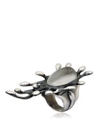 Valentina Brugnatelli | Metallic Poppy Ring | Lyst