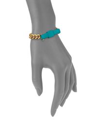 Marc By Marc Jacobs | Green Rubber Large Bow Tie Bracelet | Lyst