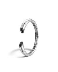 John Hardy | Metallic Kick Cuff With Black Sapphire | Lyst