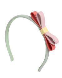 RED Valentino | Pink Leather Headband With Bow Detail | Lyst