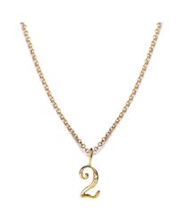 Lulu Frost - Metallic Code Number 18kt #2 Necklace - Lyst