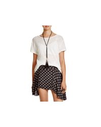 Free People | White Prairie Tee | Lyst