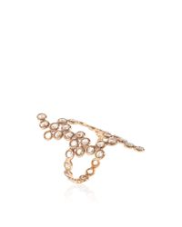 Lito | Metallic 18K Rose Gold Dna Ring | Lyst