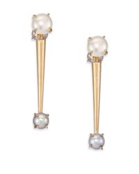 Kelly Wearstler | Metallic Liatris 5mm-9mm Multicolor Round Pearl Convertible Earrings | Lyst