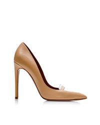 Tabitha Simmons | Natural Lexi Twotone Leather Pumps | Lyst