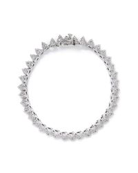 Eddie Borgo | Metallic Crystal Pavé Mini Cone Tennis Bracelet | Lyst