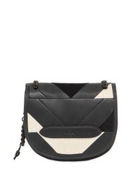 COACH | Black Shadow Leather Crossbody Bag | Lyst