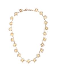 Sylva & Cie | Metallic One Of A Kind Opal and Diamond Necklace | Lyst