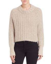 Rag & Bone | Natural Makenna Wool-blend Sweater | Lyst