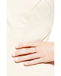 Janis Savitt | Metallic Single Small Diamond Ring | Lyst