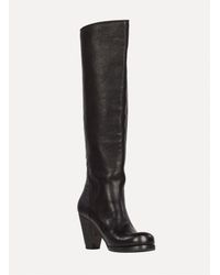 Lost & Found - Black Heeled Boot - Lyst
