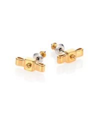 Marc By Marc Jacobs | Metallic Bow Tie Stud Earrings | Lyst