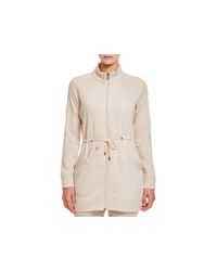 Ugg | Beige Australia Raleigh Double Knit Fleece Full Zip Jacket | Lyst