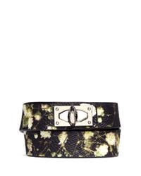 Givenchy | Multicolor Baby'S Breath Floral Print Double Wrap Bracelet | Lyst
