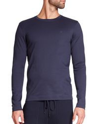 Michael Kors | Blue Long-sleeved Tee for Men | Lyst