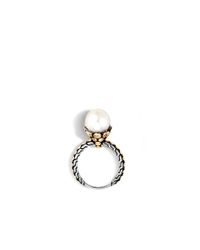 John Hardy | Metallic Charm Ring With Pearl | Lyst