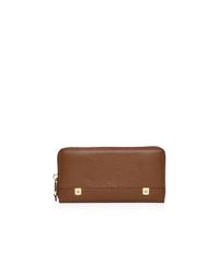 Pink Pony | Brown Lauren Morrison Slim Zip Wallet | Lyst